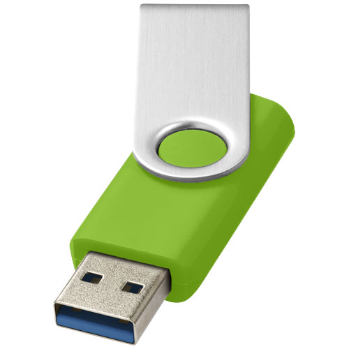 Rotate-basic pendrive wyposażony w interfejs USB 3.0 Limonkowy 1Z50663K 