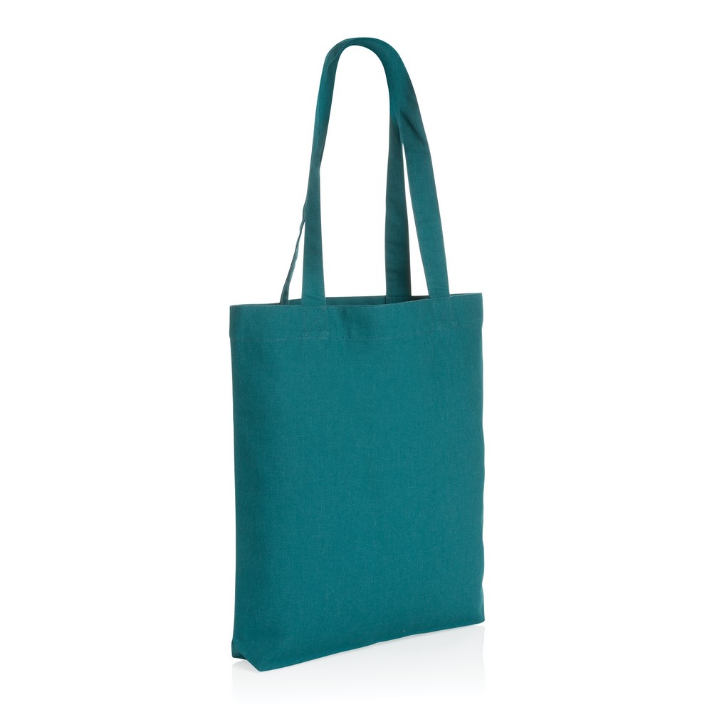 Torba na zakupy AWARE™, bawełna z recyklingu Zielony P762.947 