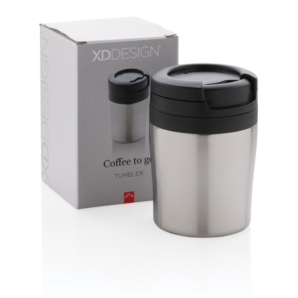 Kubek termiczny 160 ml Coffee To Go Srebrny P432.922 (12)