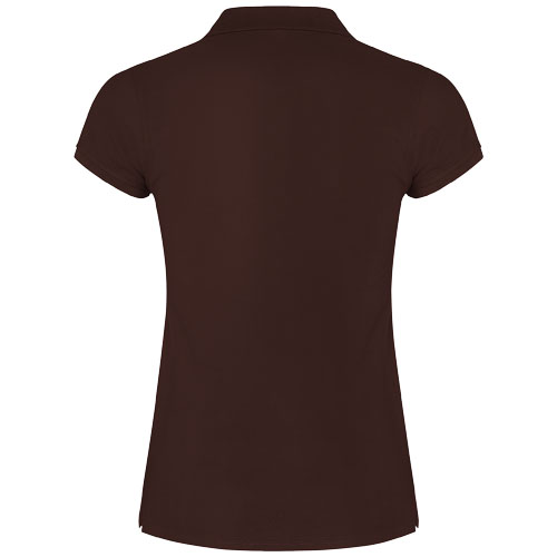 Star koszulka damska polo z krótkim rękawem Chocolat R66342I5 (2)