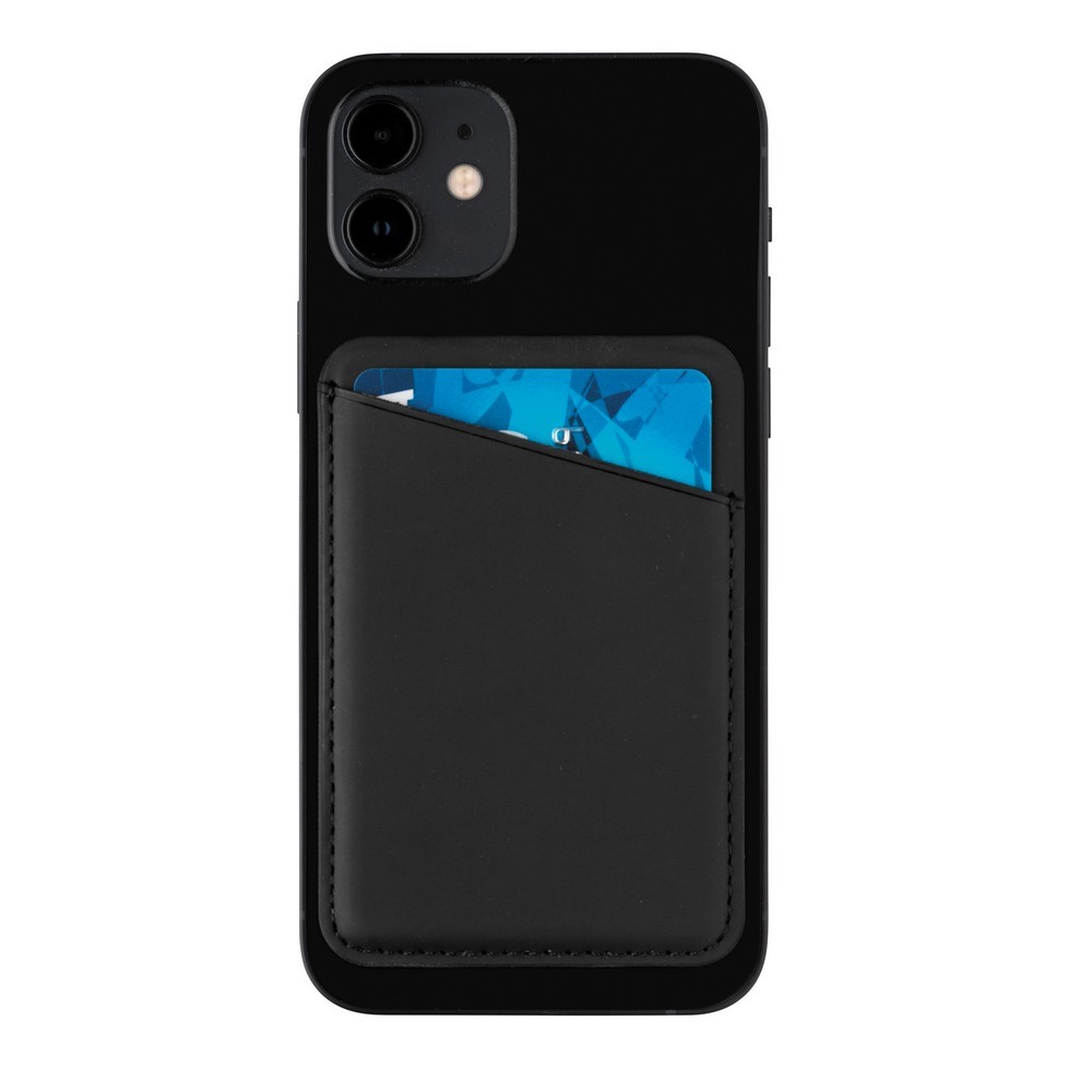 Magnetyczne etui na kartę kredytową do telefonu iPhone 12 Czarny P820.751 (4)