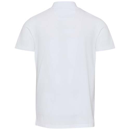 Graphite organiczna koszulka polo unisex o gramaturze 180 g/m², z krótkim rękawem i certyfikatem OCS Biały 3955901A (3)