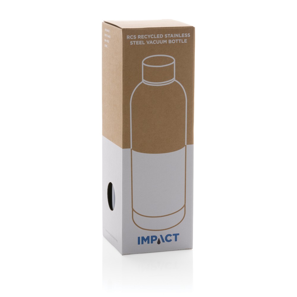 Butelka termiczna 500 ml, stal nierdzewna z recyklingu Niebieski P435.708 (7)