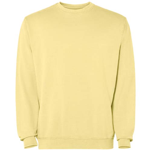 Jaya sweter unisex z okrągłym dekoltem Żółty R2203D90 