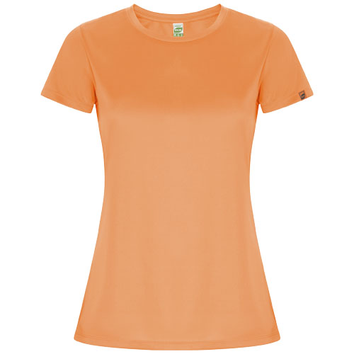 Imola sportowa koszulka damska z krótkim rękawem Fluor Orange R04283L1 