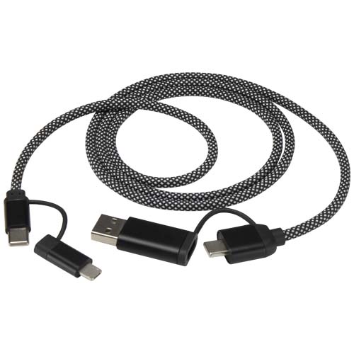 SMART 65 W, magnetyczny kabel ładujący 5 w 1, długość 100 cm, certyfikowany zgodnie ze standardem RCS  Czarny 12449590 (5)