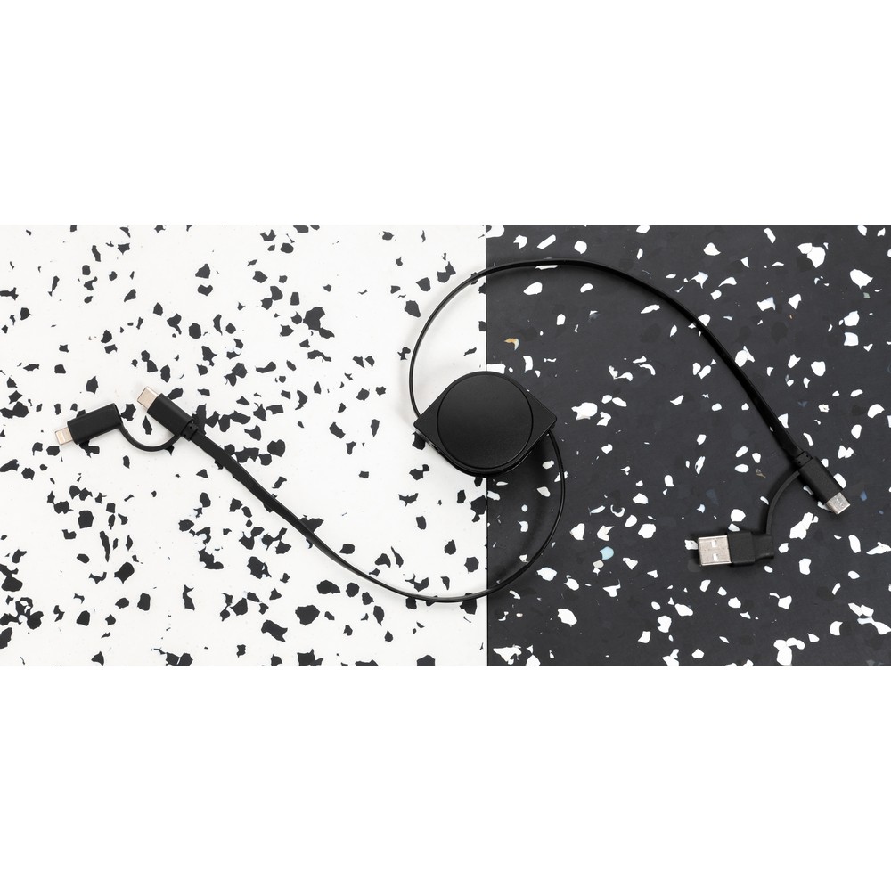Kabel do ładowania 6 w 1 Czarny P302.661 (7)