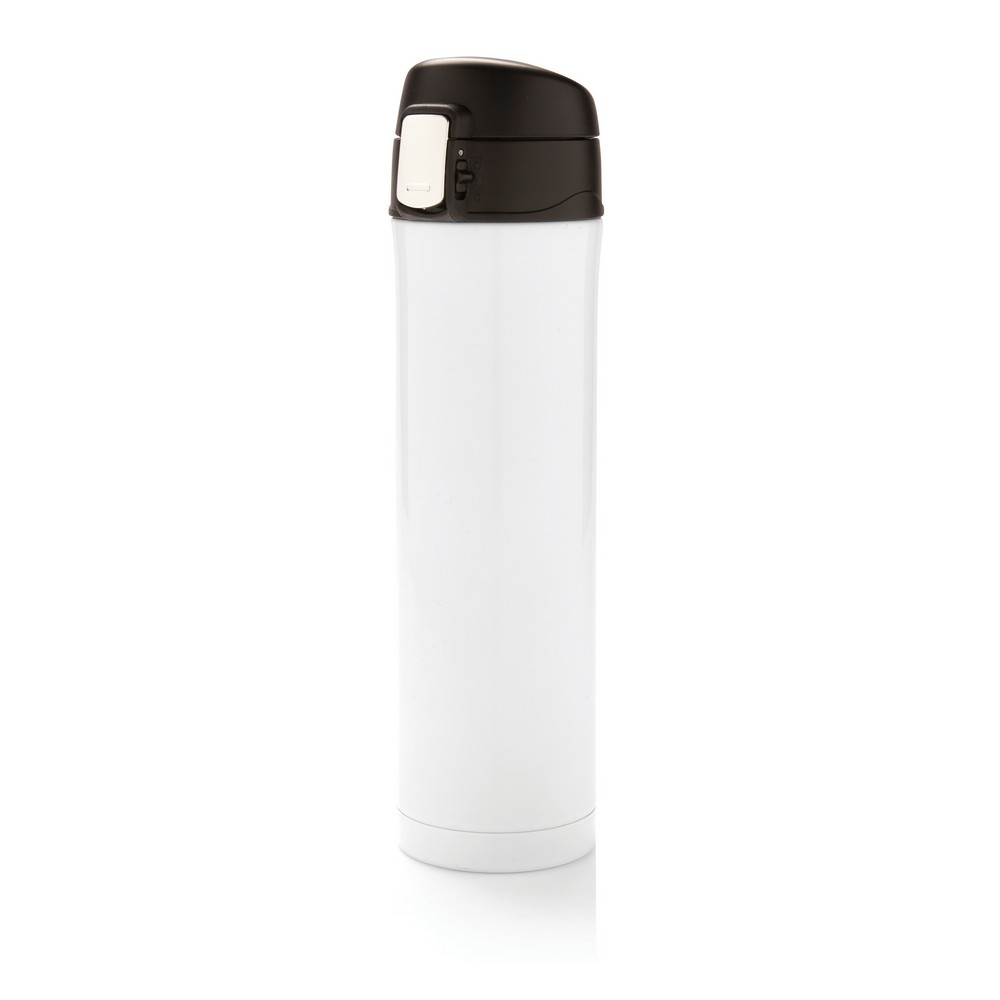 Kubek termiczny 450 ml, stal nierdzewna z recyklingu Biały P435.503 