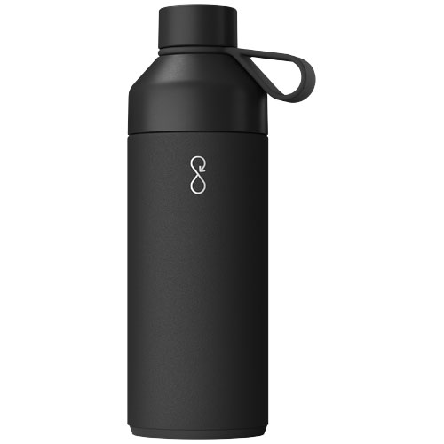 Big Ocean Bottle izolowany próżniowo bidon na wodę o pojemności 1000 ml Czarny obsydianowy 10075390 