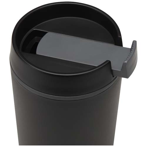 Sedona - kubek plastikowy o pojemności 480 ml, z podwójnymi ściankami Czarny 10095390 (4)