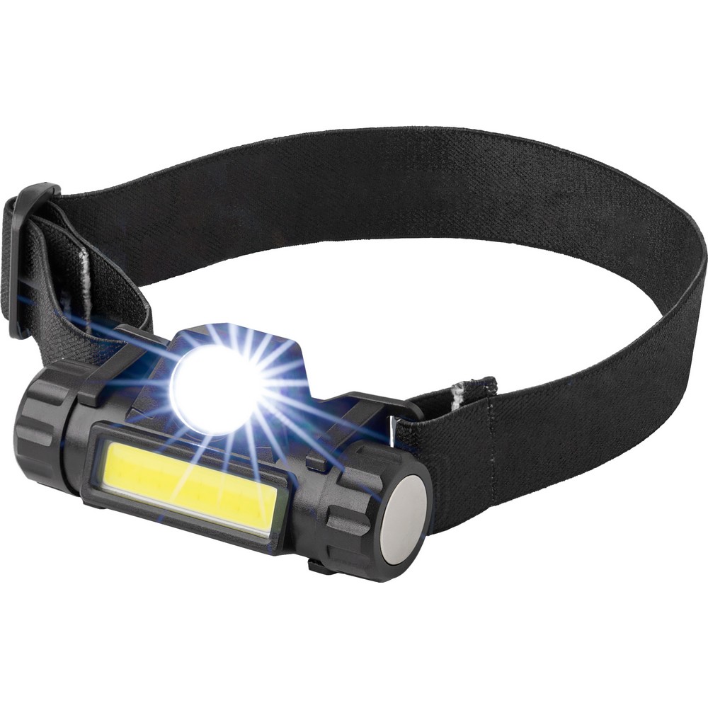 Latarka na głowę LED Czarny V7265-03 