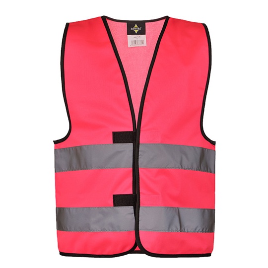 Dziecięca kamizelka odblaskowa Neon Pink KX200-537760 
