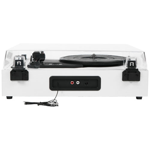 Prixton Studio reflective luksusowy gramofon i odtwarzacz muzyki Biały 1PA11601 (2)
