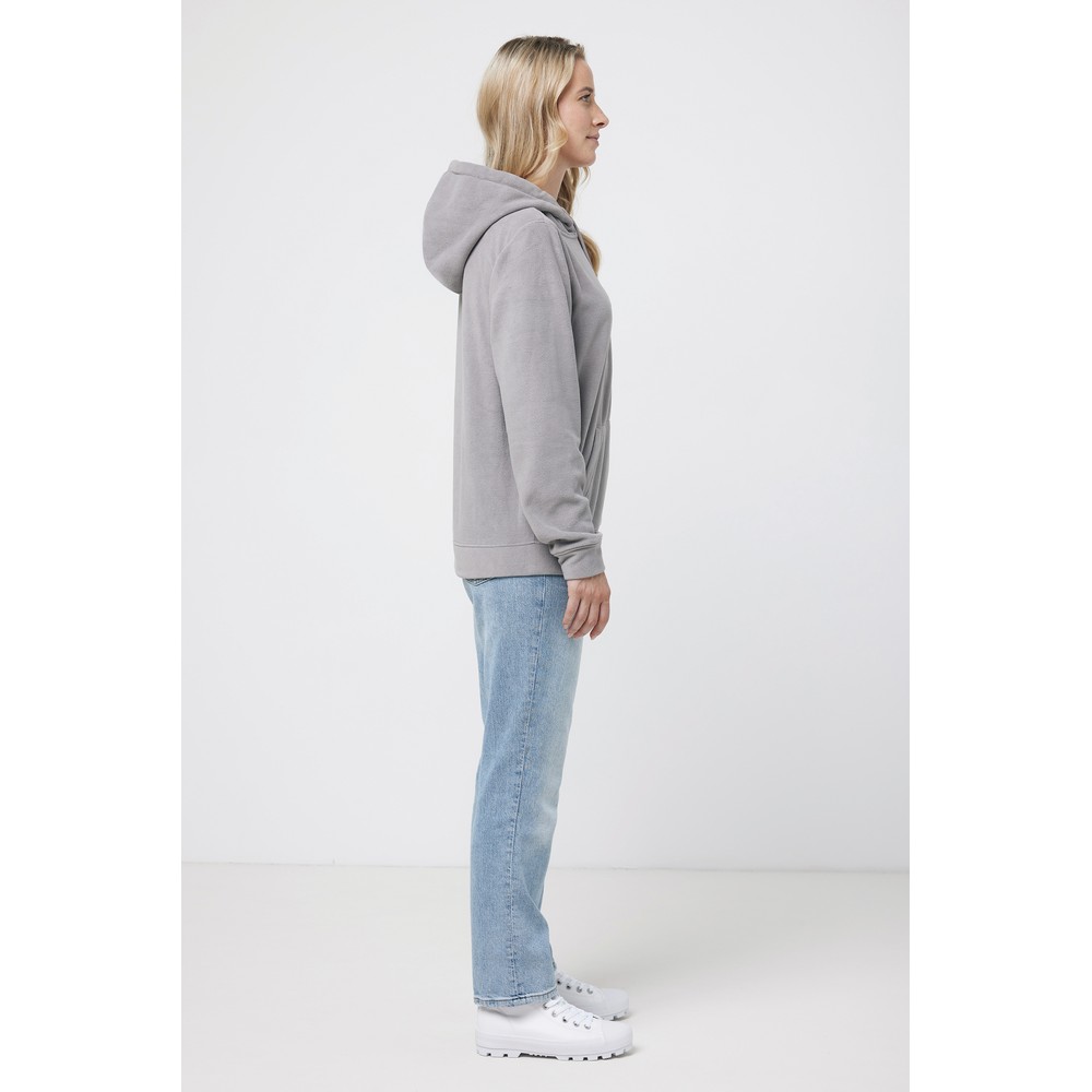 Bluza z kapturem z mikropolaru Iqoniq Trivor, RPET Szary T9403.027.XXL (1)