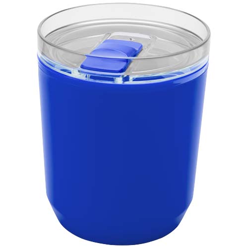 Gadżet reklamowy - Hudson kubek z podwójnymi ściankami o pojemności 180 ml wykonany z tworzyw sztucznych pochodzących z recyklingu