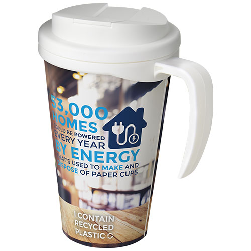Gadżet reklamowy - 50x Kubek Brite-Americano® 350 ml z wieczkiem zapobiegającym rozchlapaniu