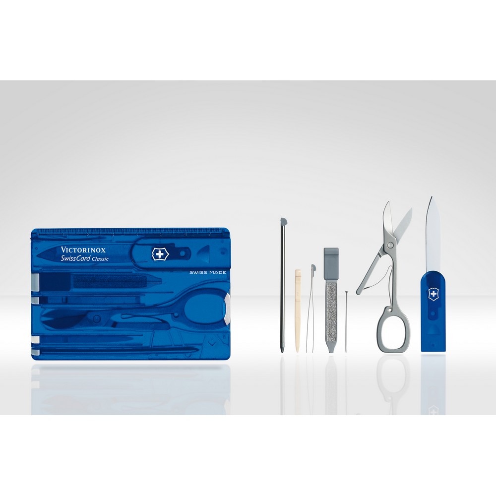 Narzędzie wielofunkcyjne Victorinox SwissCard Classic Niebieski VA807-11 (1)