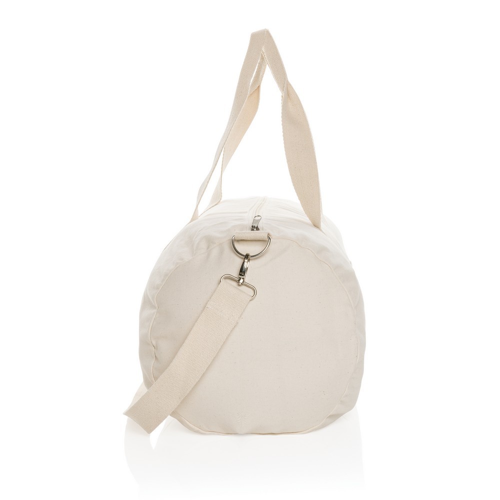 Torba sportowa, podróżna AWARE™, bawełna z recyklingu Biały P707.190 (2)