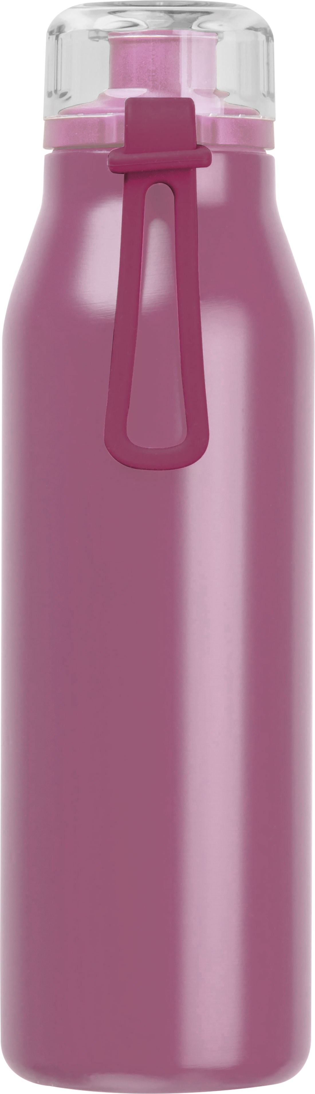 Butelka termiczna stalowa z recyklingu GRAND HAVEN MoLu 640 ml Różowy 534911 (5)