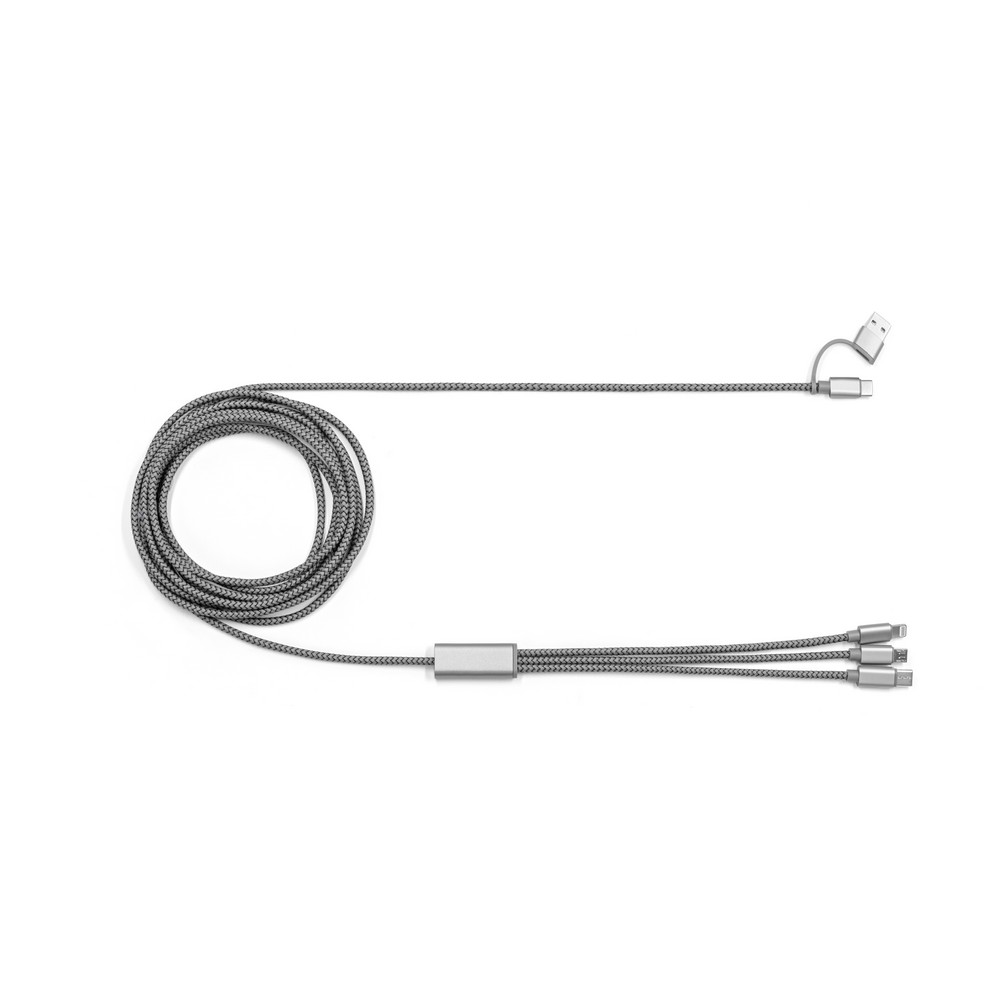 Kabel do ładowania BrandCharger Trident 2+ Grafitowy VA557-15 