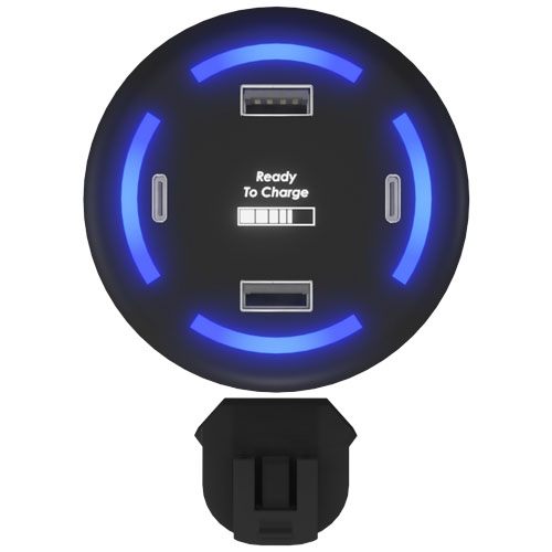 Inteligentna ładowarka SCX.design H11 do użytku domowego z podświetlanym logo Czarny 1PX11090 