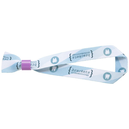El / Bransoletka sublimacyjna z plastikowym klipsem Fioletowy 1PL01405 (1)