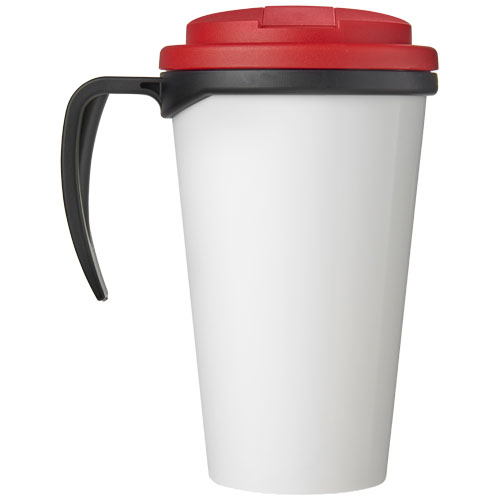 Kubek Brite-Americano® 350 ml z wieczkiem zapobiegającym rozchlapaniu Czarny-Czerwony 21042002 (3)