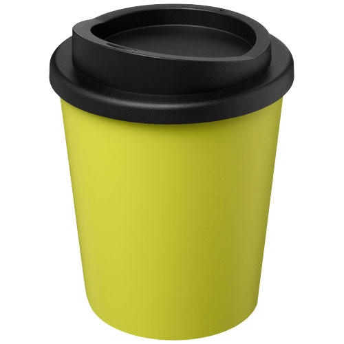 Kubek izolowany z recyklingu Americano® Espresso o pojemności 250 ml  Limonkowy-Czarny 21045263 