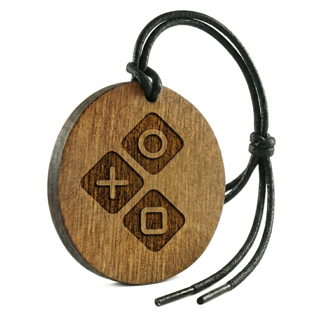 Gadżet reklamowy - 100x Zawieszka drewniana z grawerem