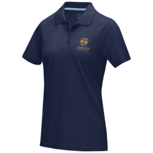 Damska organiczna koszulka polo Graphite z certyfikatem GOTS Granatowy 37509492 (1)