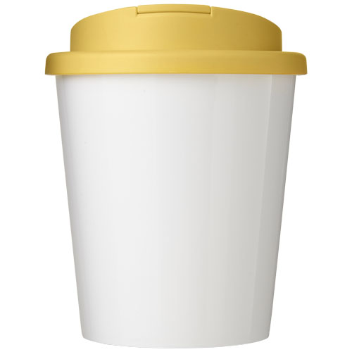 Brite-Americano® Espresso 250 ml tumbler with spill-proof lid Biały-Żółty 21069811 (1)