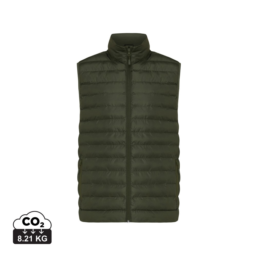 Męski bezrękawnik Iqoniq Meru, poliester z recyklingu Khaki T1702.020.L (12)