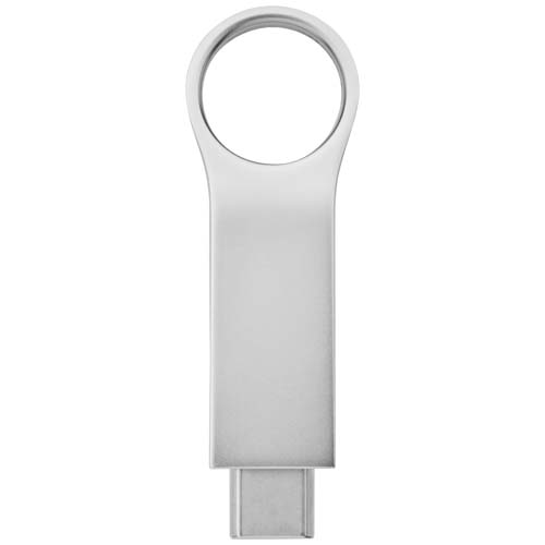 Duża okrągła pamięć USB z wejściem typu C Srebrny 1Z49181L (4)