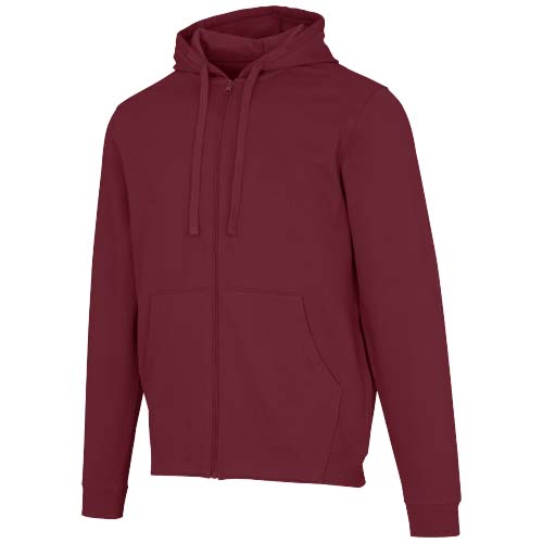 Jasper bluza unisex z kapturem z materiału organicznego pochodzącego z recyklingu z certyfikatem OCS, o gramaturze 280 g/m² Głęboki bordowy 3966622A 