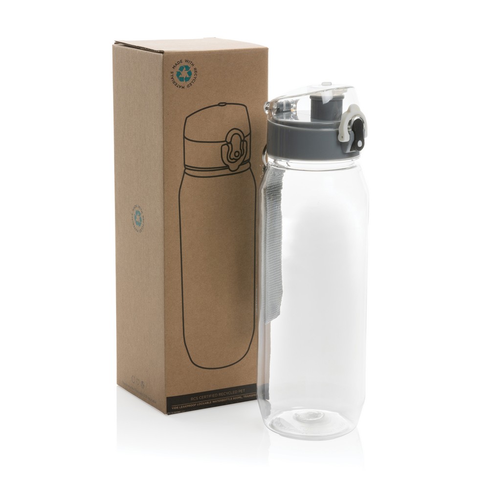 Butelka sportowa 800 ml Yide, RPET Neutralny P437.020 (9)