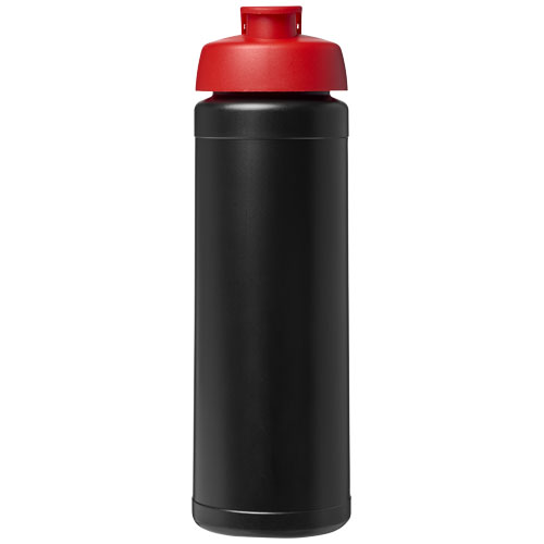 Bidon Baseline® Plus o pojemności 750 ml z wieczkiem zaciskowym Czarny-Czerwony 21007014 (2)