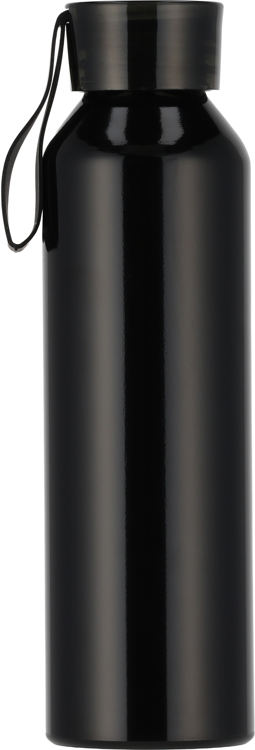 Butelka z aluminium z recyklingu CORK 600 ml Czarny 424703 
