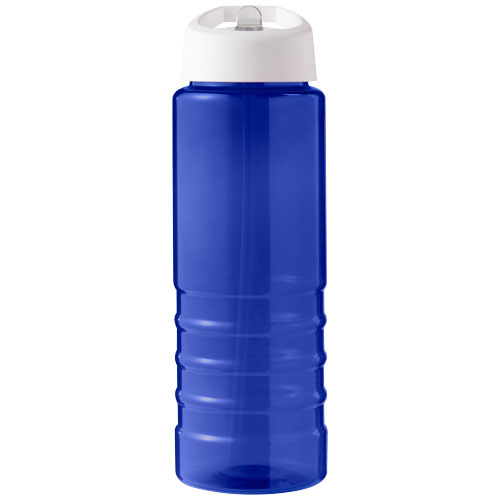 H2O Active® Eco Treble bidon z pokrywką z tutką o pojemności 750 ml  Niebieski-Biały 21048204 (2)