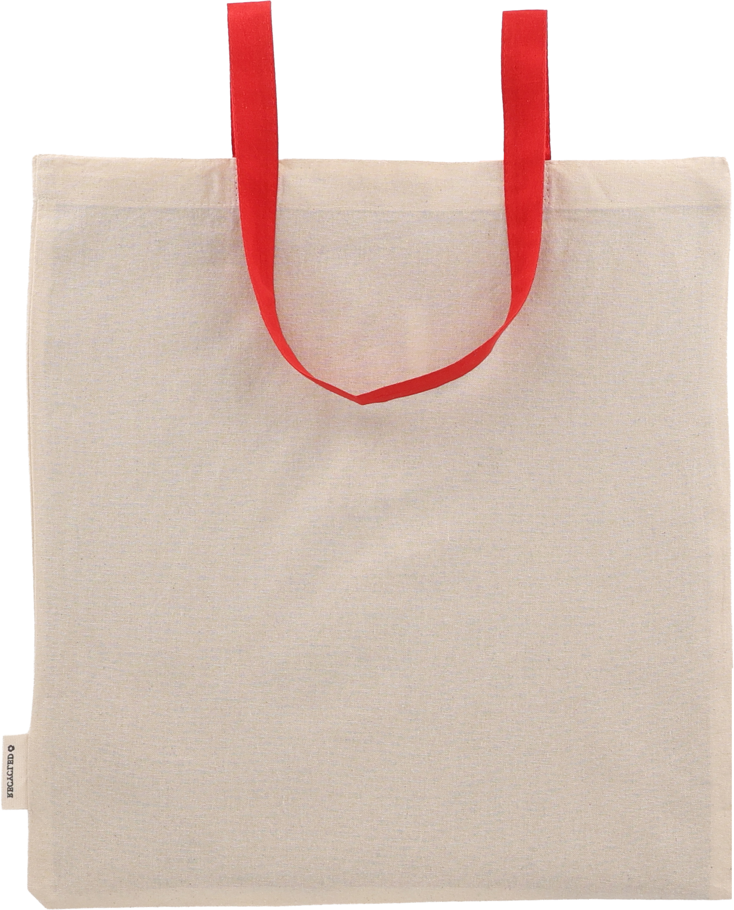 Torba bawełniana z długimi uszami, z recyklingu 140g/m2 CAMBRIDGE Czerwony 545405 (2)