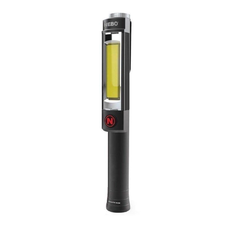 Gadżet reklamowy - NEBO Latarka Big Larry2, czarna - 500 lumenów, 4 tryby pracy