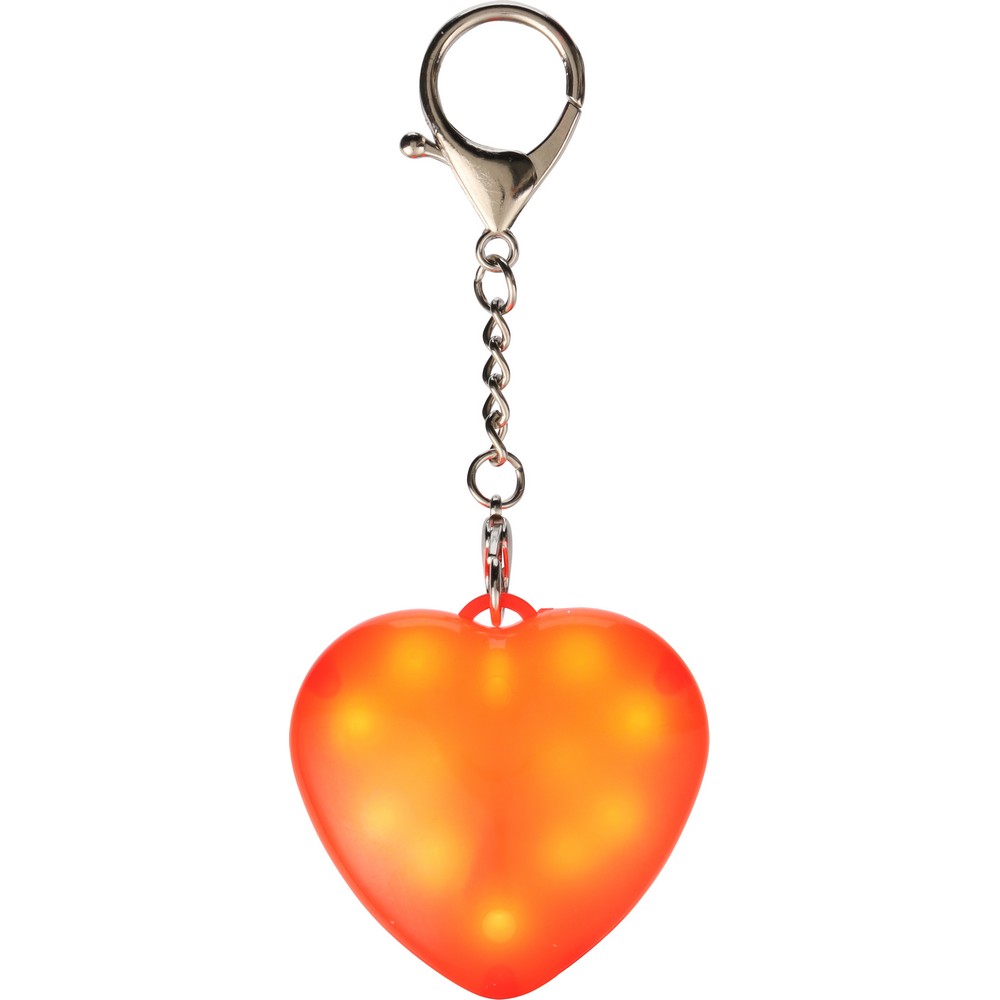 Brelok do kluczy "serce", lampka LED Czerwony VB319-05 (11)