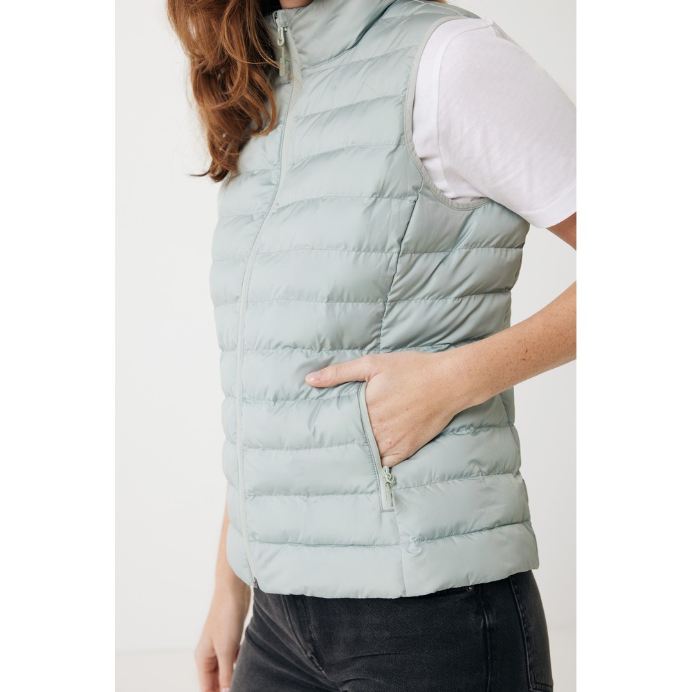 Damski bezrękawnik Iqoniq Meru, poliester z recyklingu Zielony T4702.023.XXXL (4)