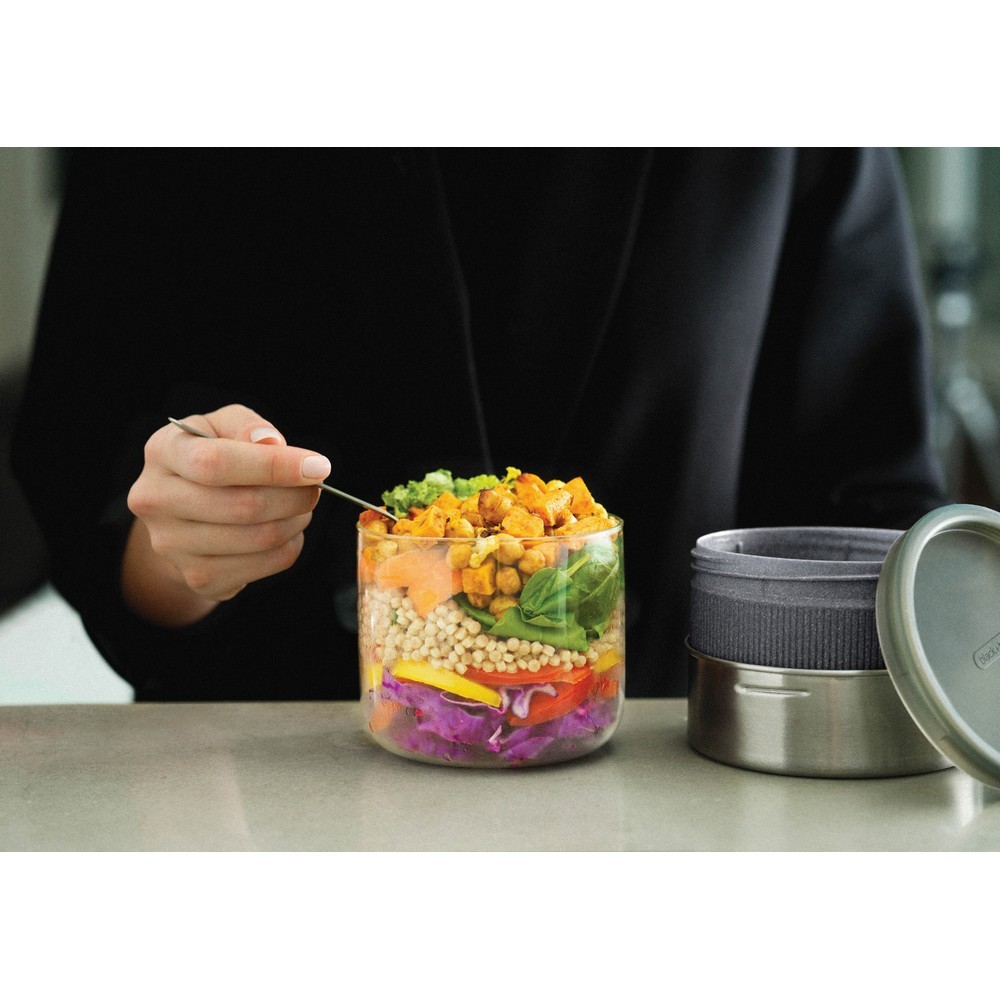 Lunchbox, pudełko śniadaniowe 750 ml Black+Blum Srebrny P439.0402 (9)