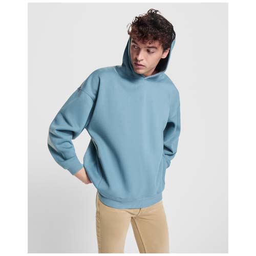 Bluza z kapturem Otto, styl oversize, unisex Wintage biel R67022C0 (5)