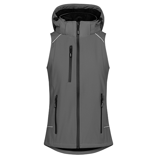 Kamizelka Damska Softshell Wiatroszczelna Steel Gray E7845-495459 