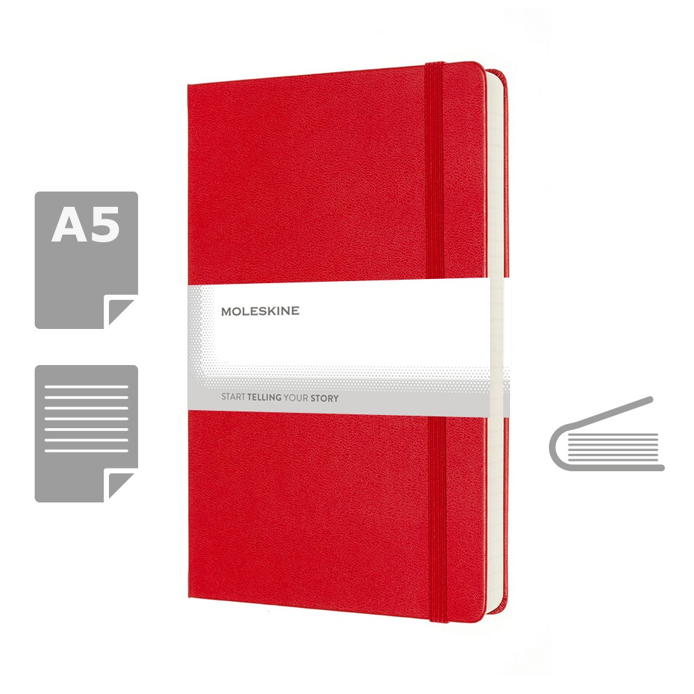 MOLESKINE EXPANDED Notatnik ok. A5 Czerwony VM307-05 