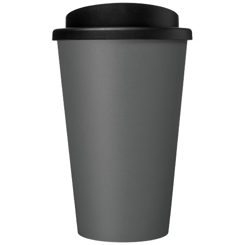 Kubek termiczny americano® o pojemności 350 ml z materiałów pochodzących z recyklingu Szary-Czarny 21069182 (2)
