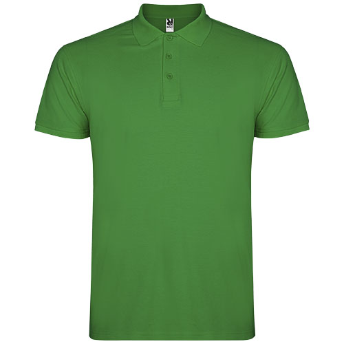 Star koszulka męska polo z krótkim rękawem Tropical Green R66385U5 