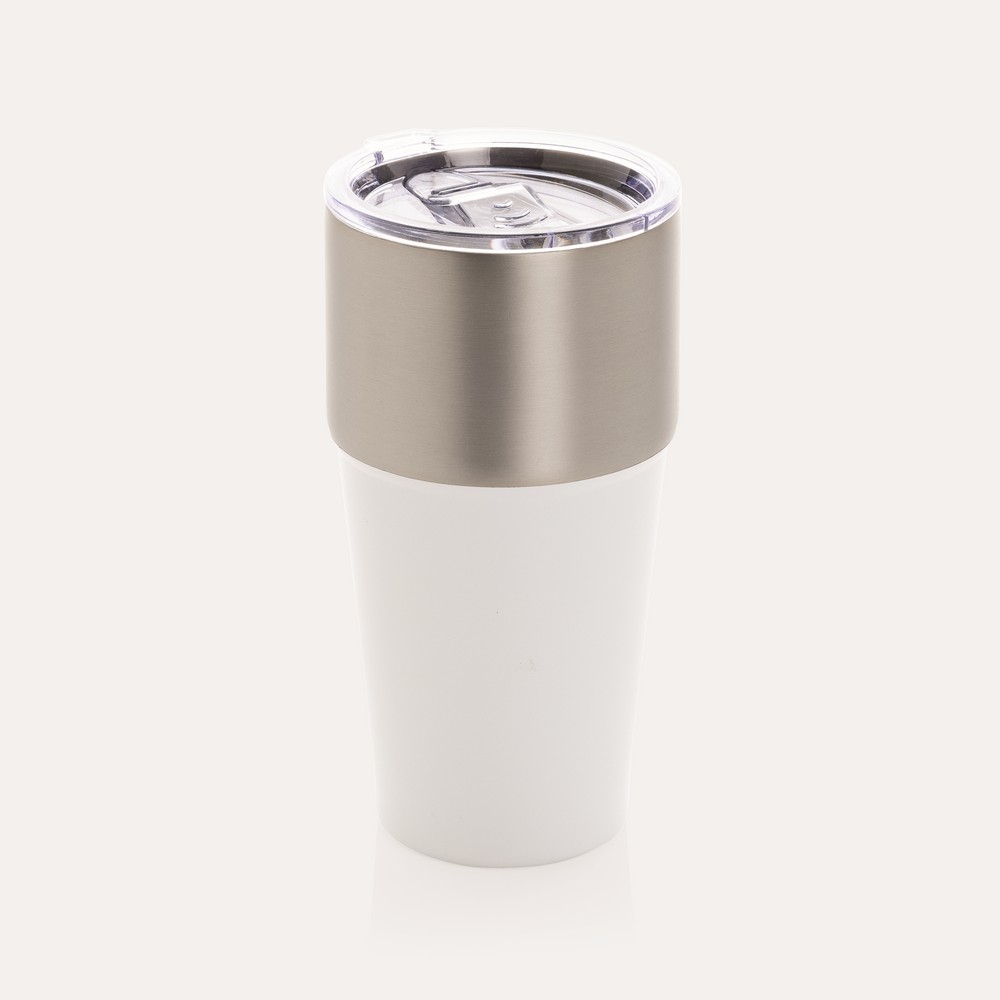 Kubek termiczny 500 ml Fluid Biały P437.1303 (10)