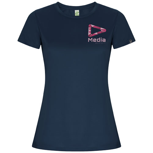 Imola sportowa koszulka damska z krótkim rękawem Navy Blue R04281R1 (1)